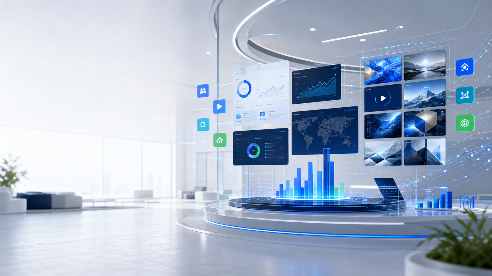 Digital marketing growth dashboards by AD MAX MEDIA